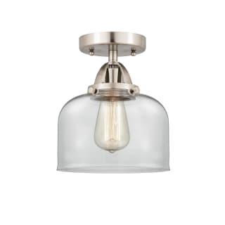 A thumbnail of the Innovations Lighting 288-1C-9-8 Bell Semi-Flush Brushed Satin Nickel / Clear