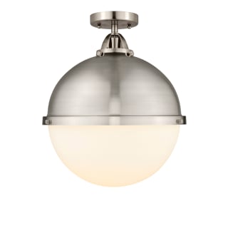 A thumbnail of the Innovations Lighting 288-1C-16-13 Hampden Semi-Flush Brushed Satin Nickel / Matte White