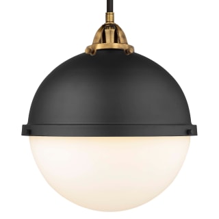 A thumbnail of the Innovations Lighting 288-1S-16-13 Hampden Pendant Black Antique Brass / Matte White