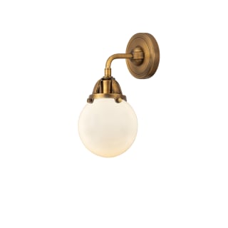 A thumbnail of the Innovations Lighting 288-1W-10-6 Beacon Sconce Brushed Brass / Matte White