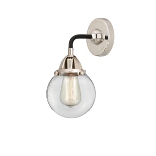 A thumbnail of the Innovations Lighting 288-1W-10-6 Beacon Sconce Black Polished Nickel / Clear