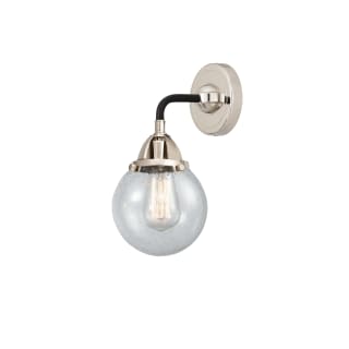 A thumbnail of the Innovations Lighting 288-1W-11-6 Beacon Sconce Black Polished Nickel / Seedy