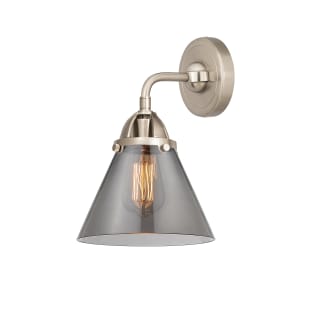 A thumbnail of the Innovations Lighting 288-1W-10-8 Cone Sconce Brushed Satin Nickel / Plated Smoke