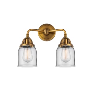 A thumbnail of the Innovations Lighting 288-2W-12-13 Bell Vanity Brushed Brass / Clear
