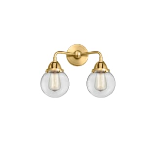 A thumbnail of the Innovations Lighting 288-2W-12-14 Beacon Vanity Satin Gold / Clear