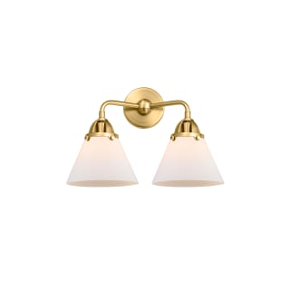 A thumbnail of the Innovations Lighting 288-2W-13-16 Cone Vanity Satin Gold / Matte White