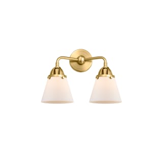 A thumbnail of the Innovations Lighting 288-2W-13-15 Cone Vanity Satin Gold / Matte White