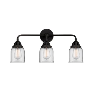 A thumbnail of the Innovations Lighting 288-3W-10-23 Bell Vanity Matte Black / Clear