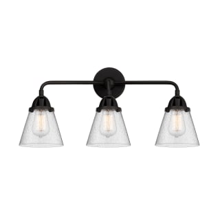 A thumbnail of the Innovations Lighting 288-3W-10-24 Cone Vanity Matte Black / Seedy