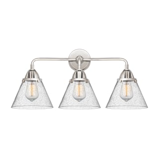 A thumbnail of the Innovations Lighting 288-3W-10-26 Cone Vanity Polished Chrome / Seedy