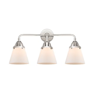 A thumbnail of the Innovations Lighting 288-3W-10-24 Cone Vanity Polished Chrome / Matte White