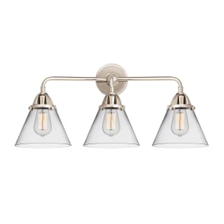 A thumbnail of the Innovations Lighting 288-3W-10-26 Cone Vanity Polished Nickel / Clear