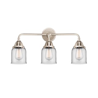 A thumbnail of the Innovations Lighting 288-3W-10-23 Bell Vanity Polished Nickel / Clear