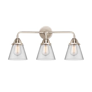 A thumbnail of the Innovations Lighting 288-3W-10-24 Cone Vanity Polished Nickel / Clear