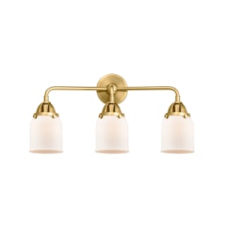 A thumbnail of the Innovations Lighting 288-3W-11-23 Bell Vanity Satin Gold / Matte White