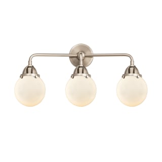 A thumbnail of the Innovations Lighting 288-3W-10-24 Beacon Vanity Brushed Satin Nickel / Matte White