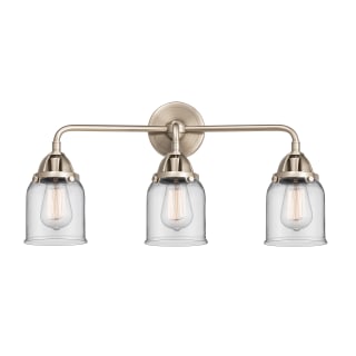 A thumbnail of the Innovations Lighting 288-3W-10-23 Bell Vanity Brushed Satin Nickel / Clear