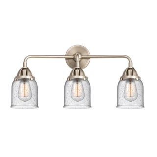 A thumbnail of the Innovations Lighting 288-3W-10-23 Bell Vanity Brushed Satin Nickel / Seedy