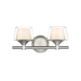 A thumbnail of the Innovations Lighting 311-2W-7-15 Laguna Vanity Satin Nickel / White / Clear