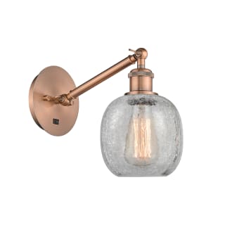 A thumbnail of the Innovations Lighting 317-1W-13-6 Belfast Sconce Antique Copper / Clear Crackle