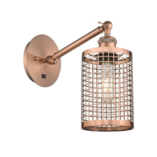 A thumbnail of the Innovations Lighting 317-1W-12-5 Nestbrook Sconce Antique Copper