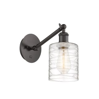 A thumbnail of the Innovations Lighting 317-1W-13-5 Cobbleskill Sconce Oil Rubbed Bronze / Deco Swirl