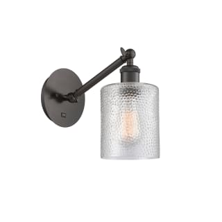 A thumbnail of the Innovations Lighting 317-1W-13-5 Cobbleskill Sconce Oil Rubbed Bronze / Clear