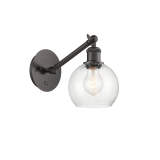 A thumbnail of the Innovations Lighting 317-1W-12-6 Athens Sconce Oil Rubbed Bronze / Seedy