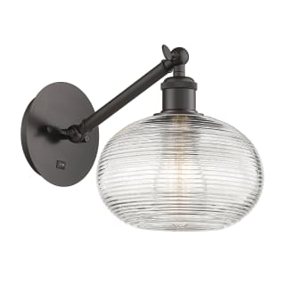 A thumbnail of the Innovations Lighting 317-1W-9-8 Ithaca Sconce Oil Rubbed Bronze / Clear Ithaca