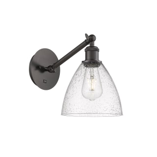 A thumbnail of the Innovations Lighting 317-1W-13-8 Bristol Sconce Oil Rubbed Bronze / Seedy