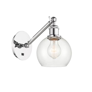 A thumbnail of the Innovations Lighting 317-1W-12-6 Athens Sconce Polished Chrome / Clear