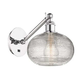 A thumbnail of the Innovations Lighting 317-1W-9-8 Ithaca Sconce Polished Chrome / Clear Ithaca