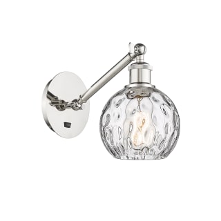 A thumbnail of the Innovations Lighting 317-1W-12-6 Athens Sconce Polished Nickel / Clear Water Glass