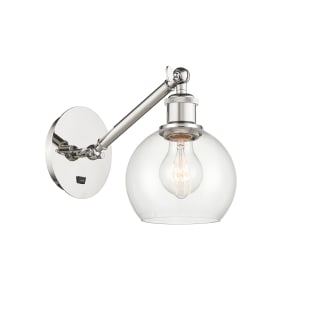 A thumbnail of the Innovations Lighting 317-1W-12-6 Athens Sconce Polished Nickel / Clear