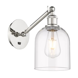 A thumbnail of the Innovations Lighting 317-1W-10-6 Bella Sconce Polished Nickel / Clear