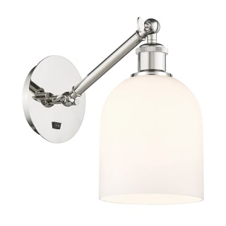 A thumbnail of the Innovations Lighting 317-1W-10-6 Bella Sconce Polished Nickel / Gloss White