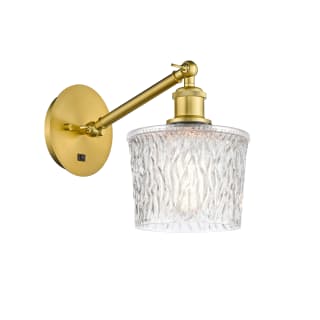 A thumbnail of the Innovations Lighting 317-1W-12-7 Niagra Sconce Satin Gold / Clear