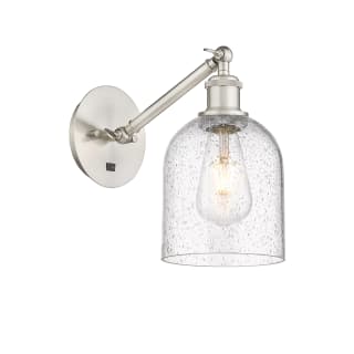 A thumbnail of the Innovations Lighting 317-1W-10-6 Bella Sconce Brushed Satin Nickel / Seedy