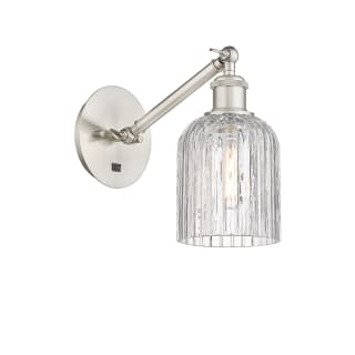 A thumbnail of the Innovations Lighting 317-1W-9-5 Bridal Veil Sconce Brushed Satin Nickel / Clear