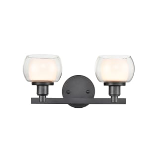 A thumbnail of the Innovations Lighting 330-2W-7-15 Cairo Vanity Black / White / Clear