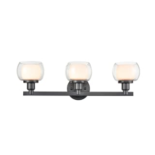 A thumbnail of the Innovations Lighting 330-3W-7-24 Cairo Vanity Black / White / Clear