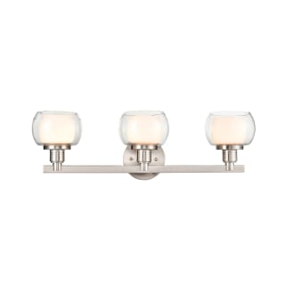 A thumbnail of the Innovations Lighting 330-3W-7-24 Cairo Vanity Satin Nickel / White / Clear