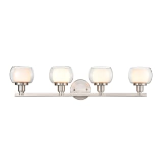 A thumbnail of the Innovations Lighting 330-4W-7-31 Cairo Vanity Satin Nickel / White / Clear