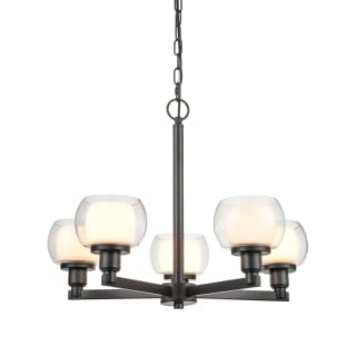 A thumbnail of the Innovations Lighting 330-5CR-14-20 Cairo Chandelier Black / White / Clear