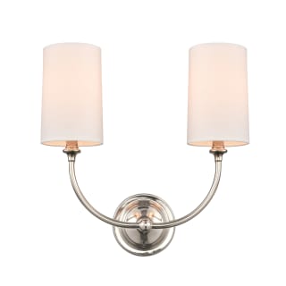 A thumbnail of the Innovations Lighting 372-2W-16-15 Giselle Sconce Polished Nickel / Off-White