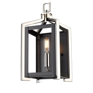 A thumbnail of the Innovations Lighting 376-1W-12-6 Wiscoy Sconce Black Polished Nickel