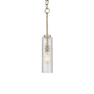 A thumbnail of the Innovations Lighting 380-1S-21-4 Wexford Pendant Brushed Brass / Clear Basket Weave