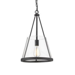 A thumbnail of the Innovations Lighting 383-1S-20-12 Lux Pendant Matte Black / Clear