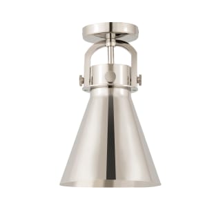 A thumbnail of the Innovations Lighting 410-1F-15-8 Newton Cone Flush Polished Nickel