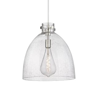 A thumbnail of the Innovations Lighting 410-1PL-17-16 Newton Bell Pendant Polished Nickel / Seedy